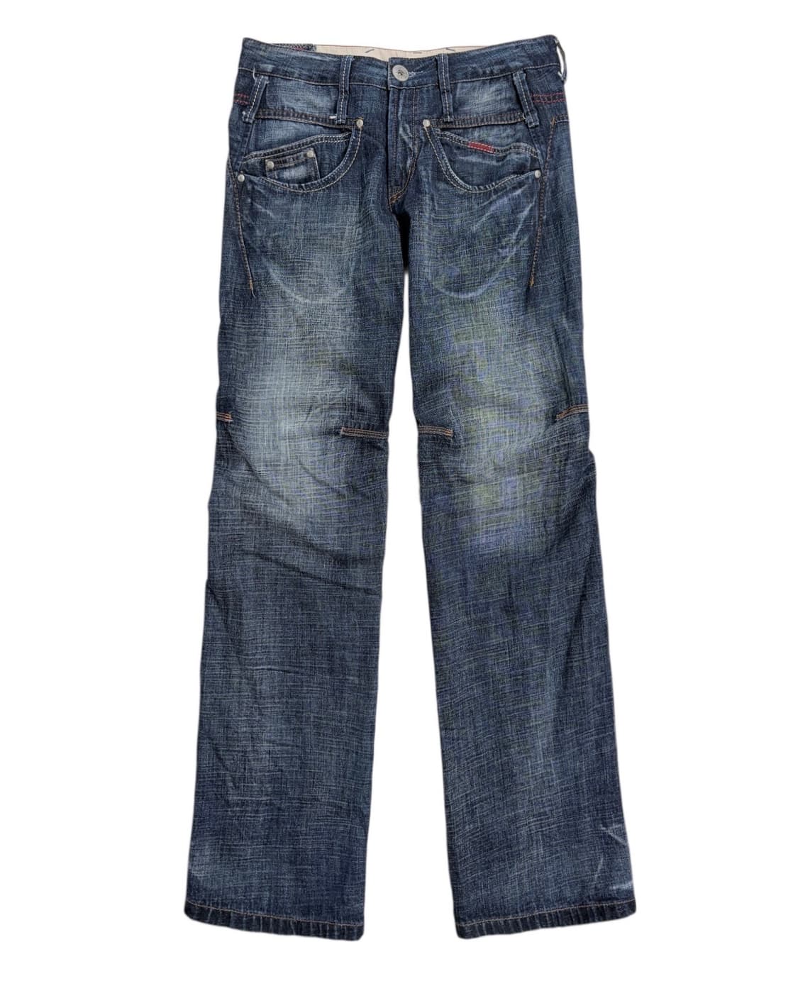 2000‘s 저버드 7포켓 워시드 플레어 데님 팬츠 상품이미지5