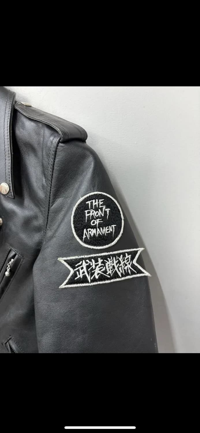 크로우즈 워스트 무장전선 가죽라이더 자켓 H1803 상품이미지4