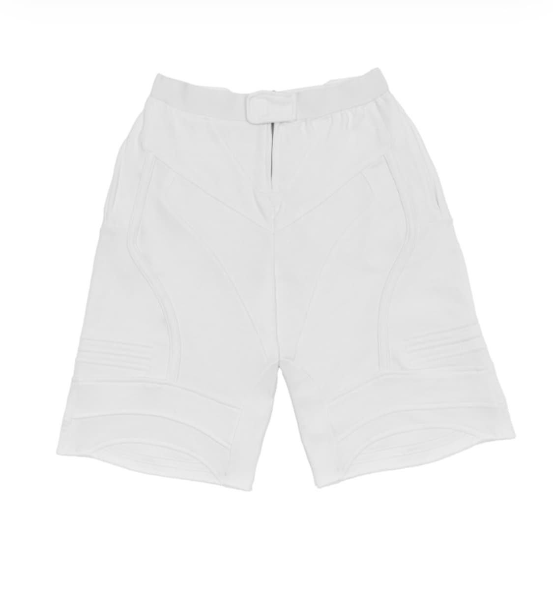 604서비스 BIKER BANDING SWEAT SHORT IN WHIT 상품이미지2