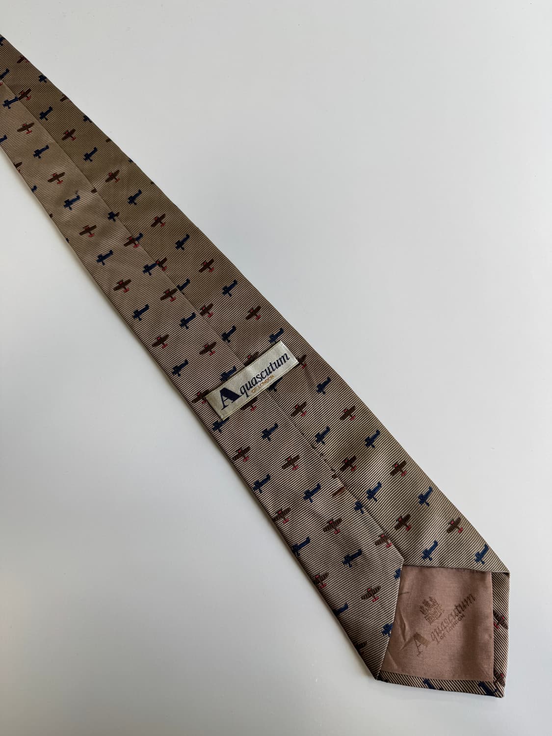 아쿠아스큐텀(Aquascutum) 실크 넥타이 9.5cm 상품이미지3