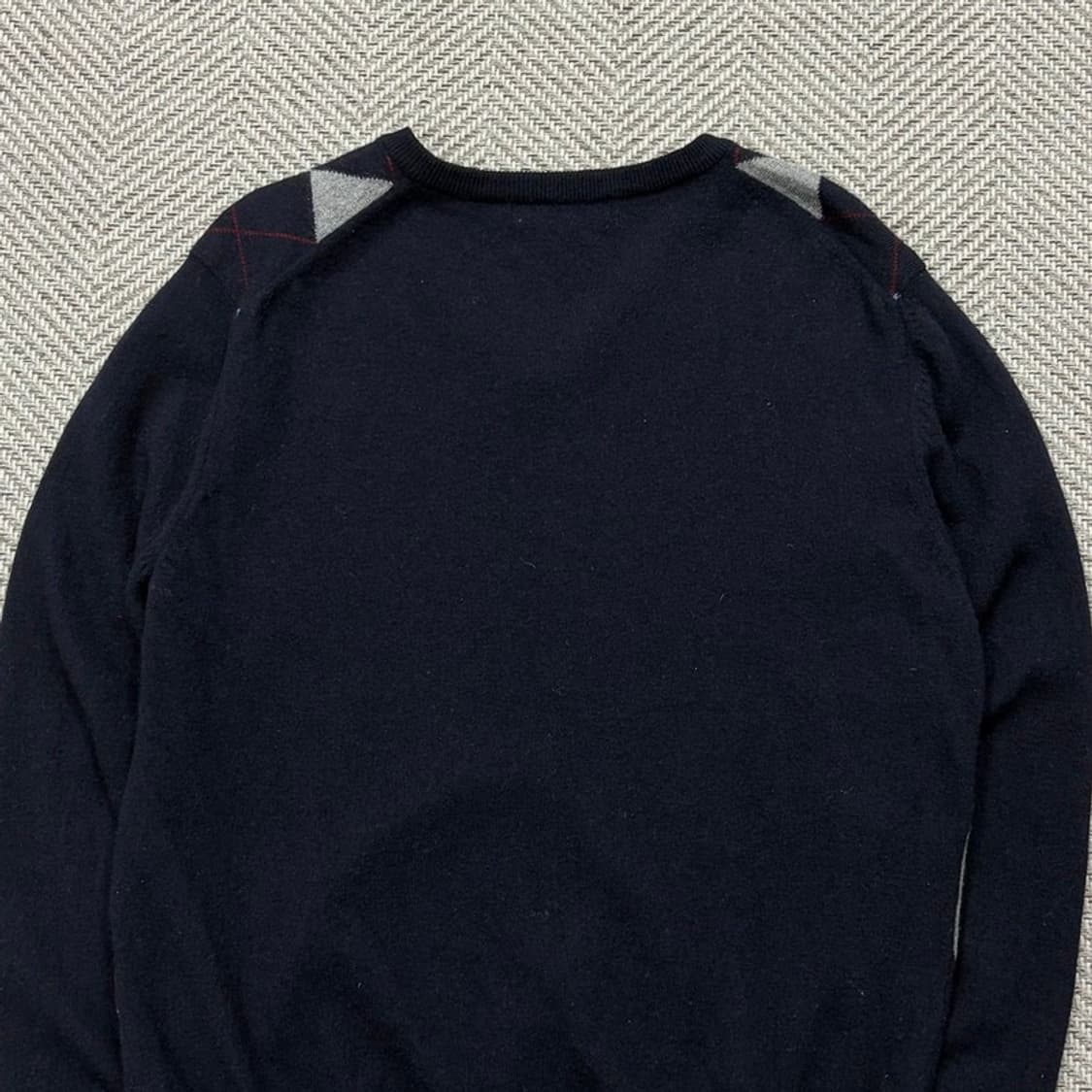 빈폴 아가일 브이넥 니트 v2353 상품이미지4