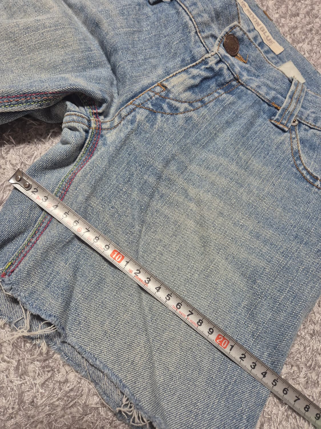 블루문블루데님반바지 청반바지 상품이미지9