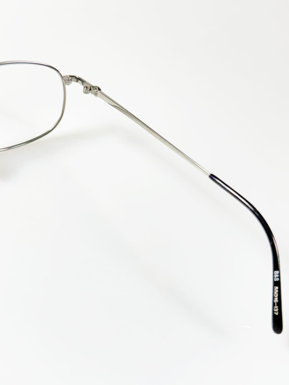 90s BLUESAIN 실버 슬림 스퀘어 메탈 빈티지 안경 상품이미지6