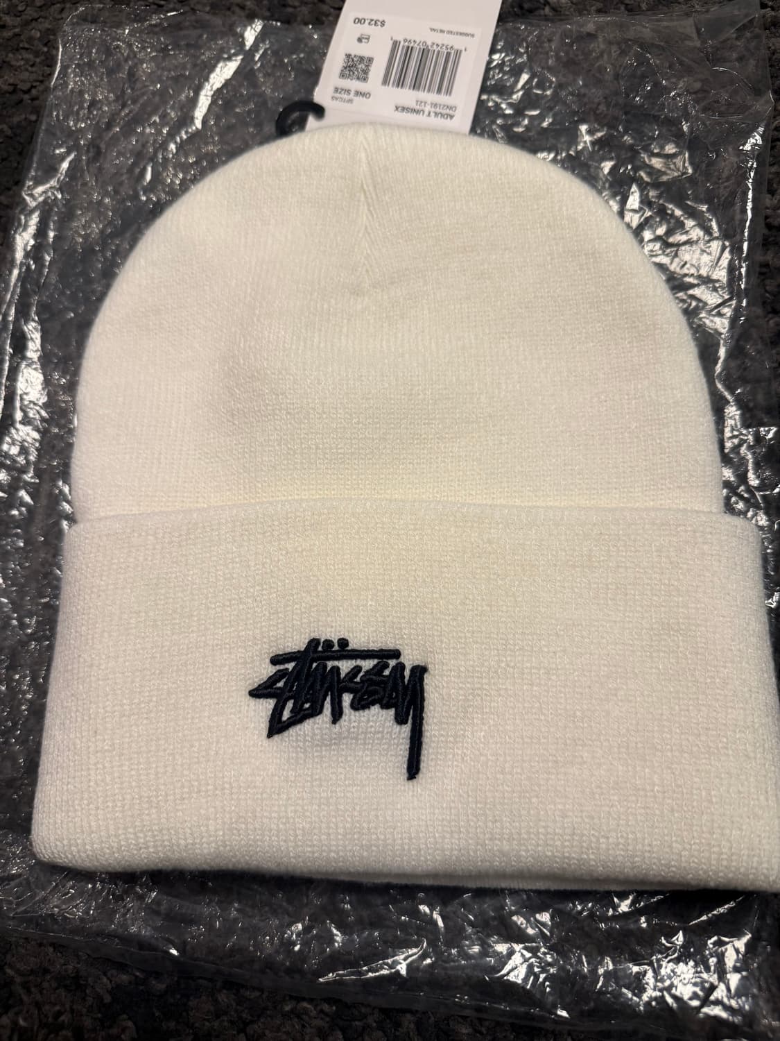 스투시 X 나이키 NRG 커프드 비니 서밋 화이트 상품이미지1