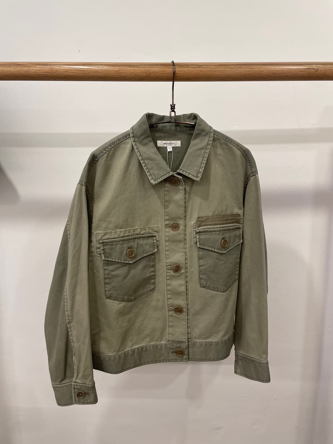 moussy olive shirt jacket 상품이미지1