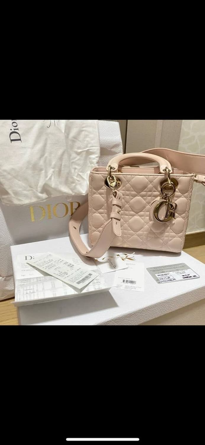 핑크 디올 레이디백 싸게 팔아요 상품이미지1