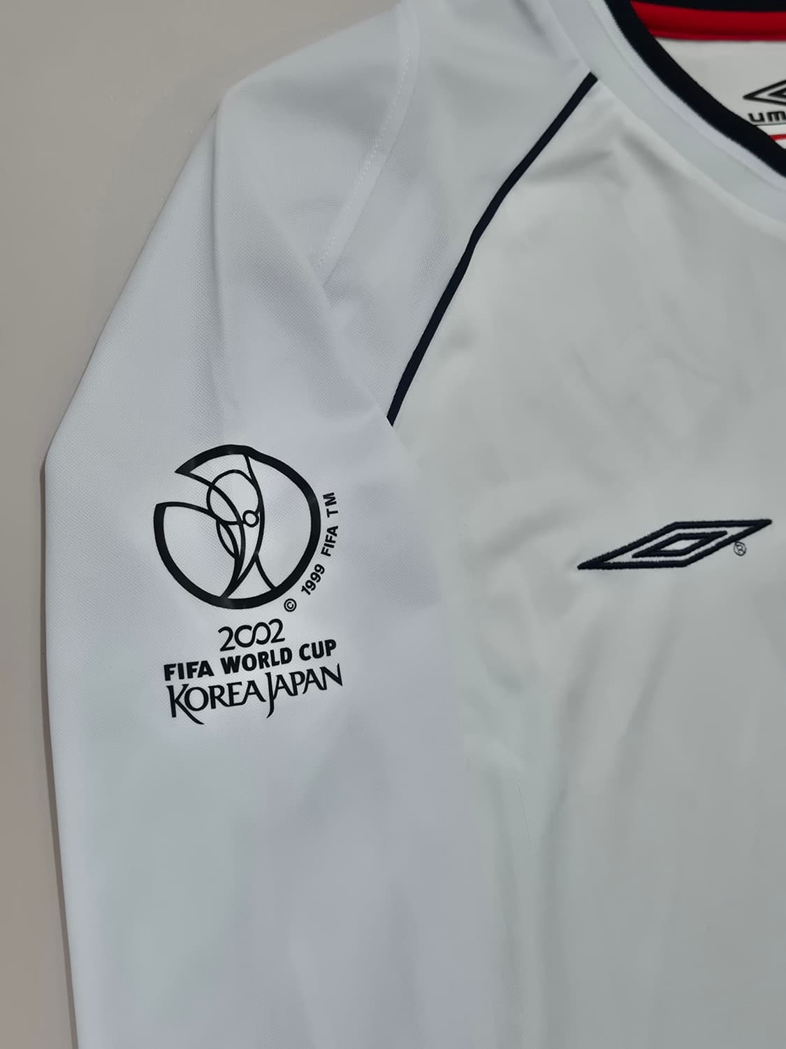 레트로) 02-04 잉글랜드 국대 베컴 긴팔유니폼 L 상품이미지5