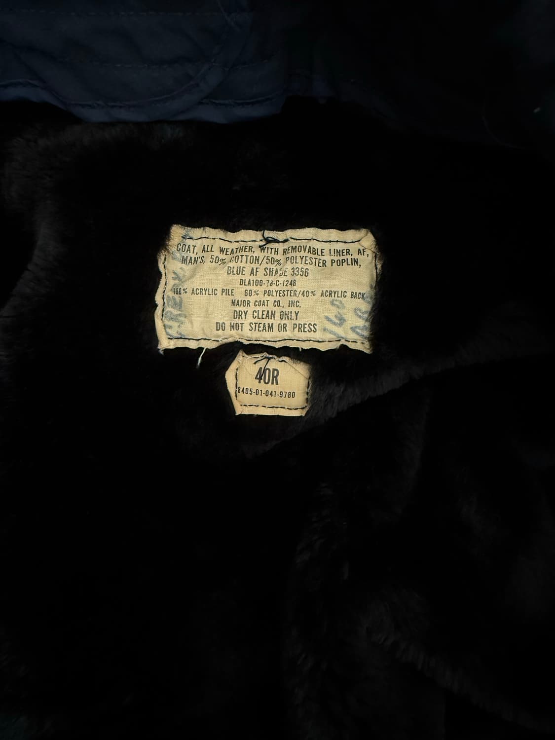 70s 미공군 올웨더 코트 상품이미지3