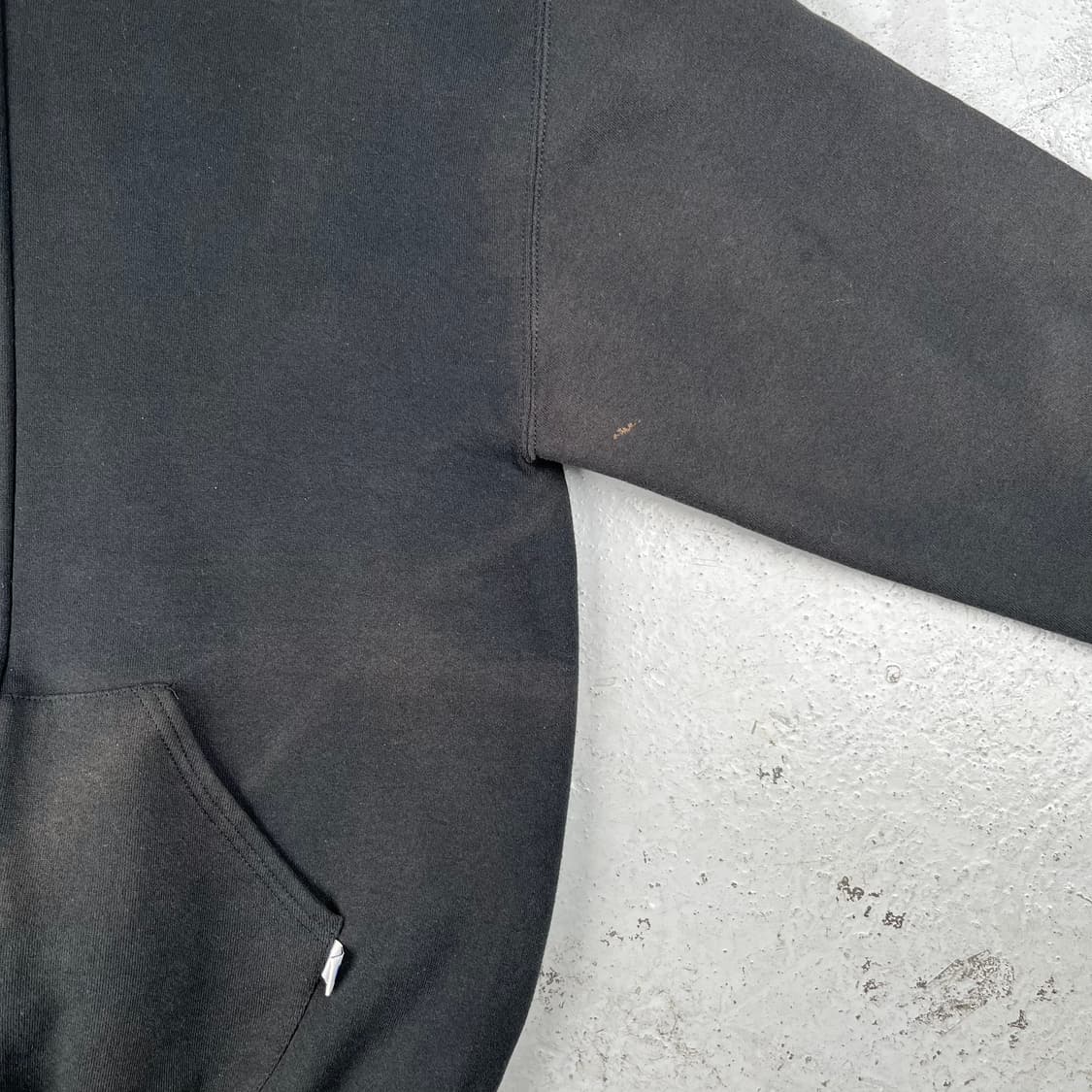 빈티지 러셀 애슬레틱 블랙 후드집업 상품이미지9