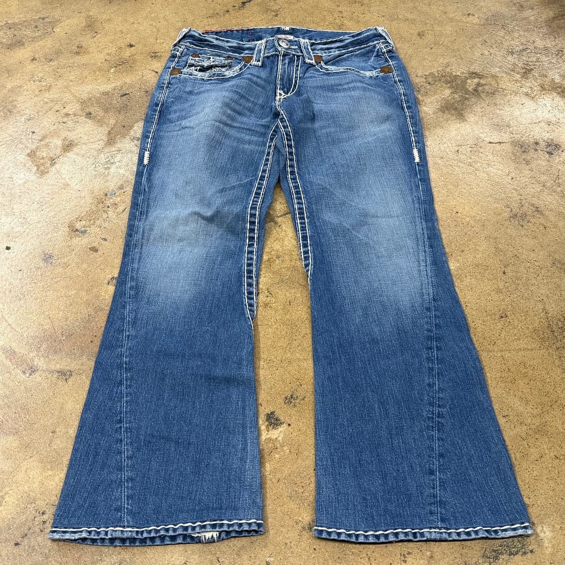 [정품/31] 트루릴리젼 스티치 데님 청바지 b14 상품이미지2