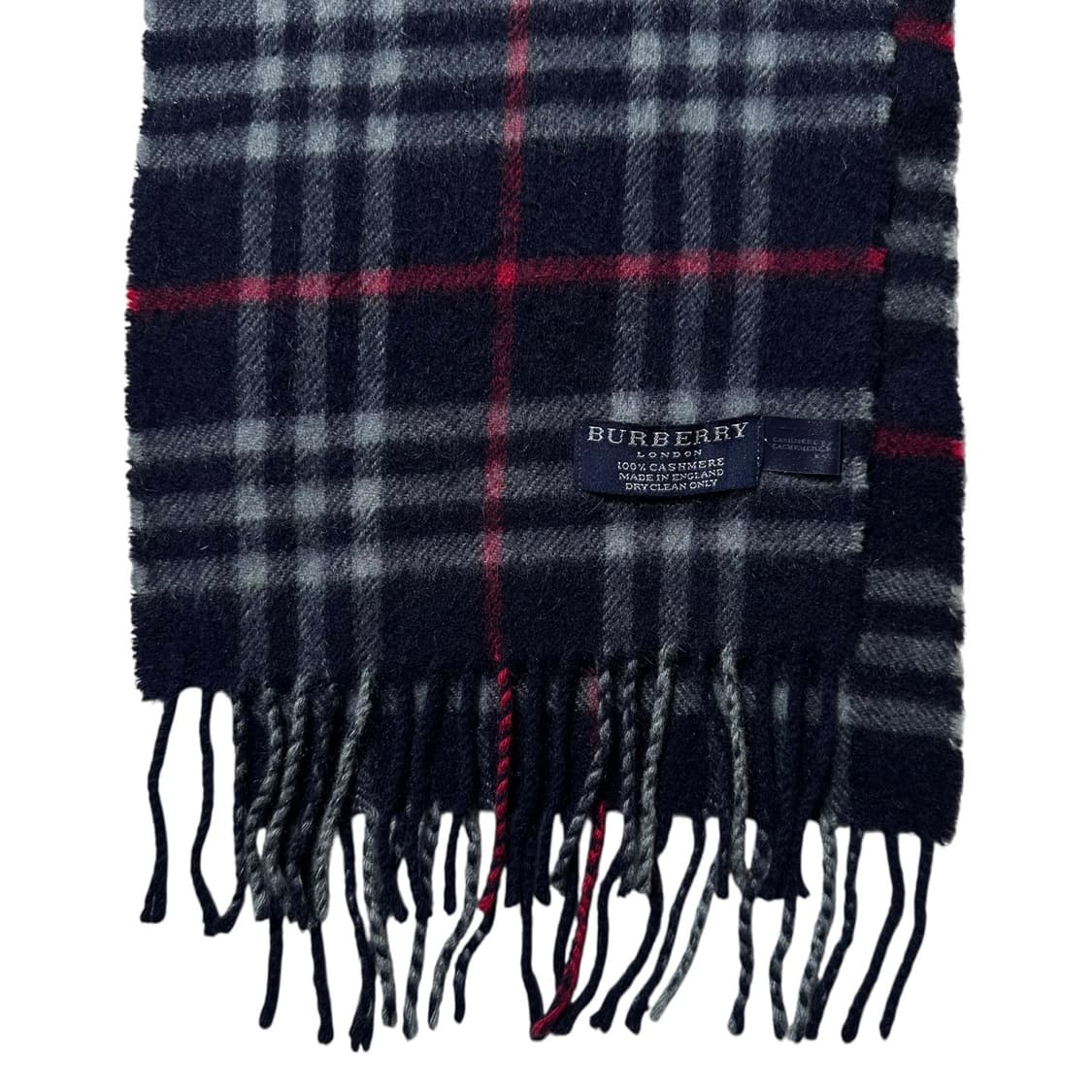 버버리 캐시미어 100% 체크 미니사이즈 머플러 목도리 상품이미지1