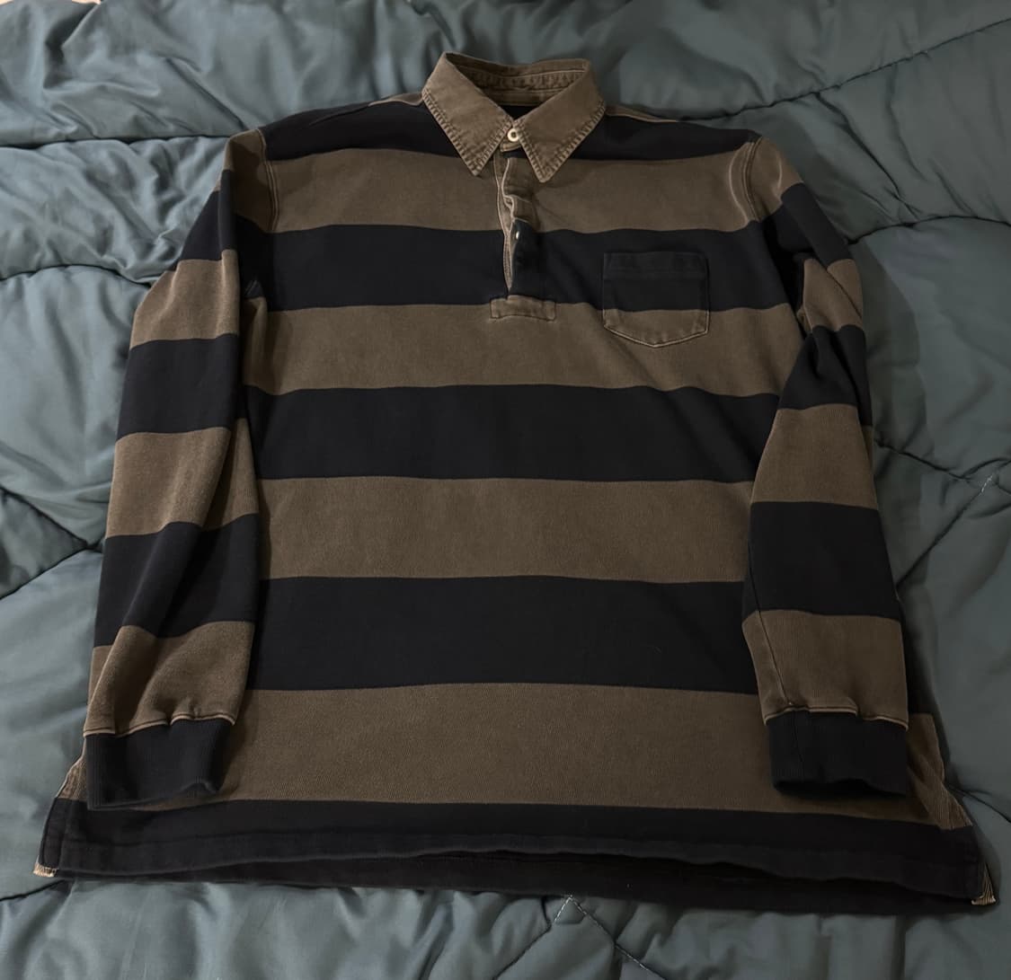 이얼즈어고 워시드 럭비 티셔츠 상품이미지2