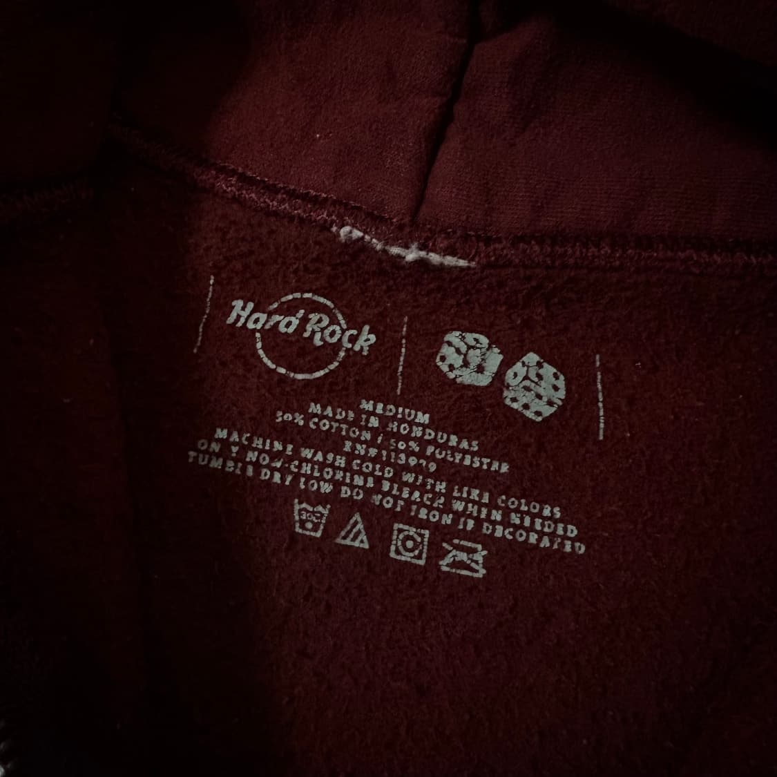 Hard Rock Cafe Las Vegas Zip Hoodie 상품이미지5