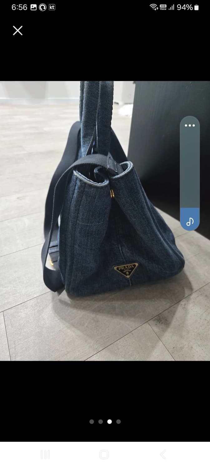 프라다 카나파데님 토트 /숄더백 B2642B 상품이미지3