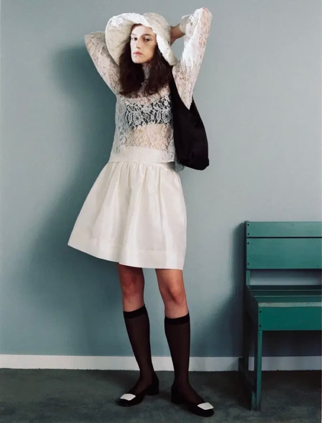 홈오브하이 Hai x 낫띵리튼 실크 스커트 (새상품) 상품이미지1