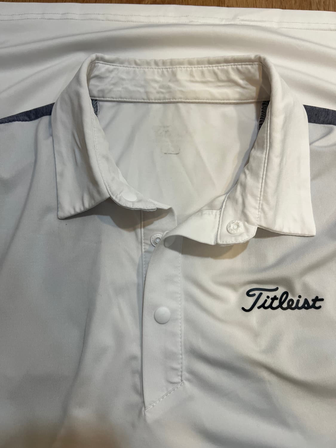 타이틀리스트 남성 아이보리 기능성반팔티셔츠 골프티셔츠 상품이미지5