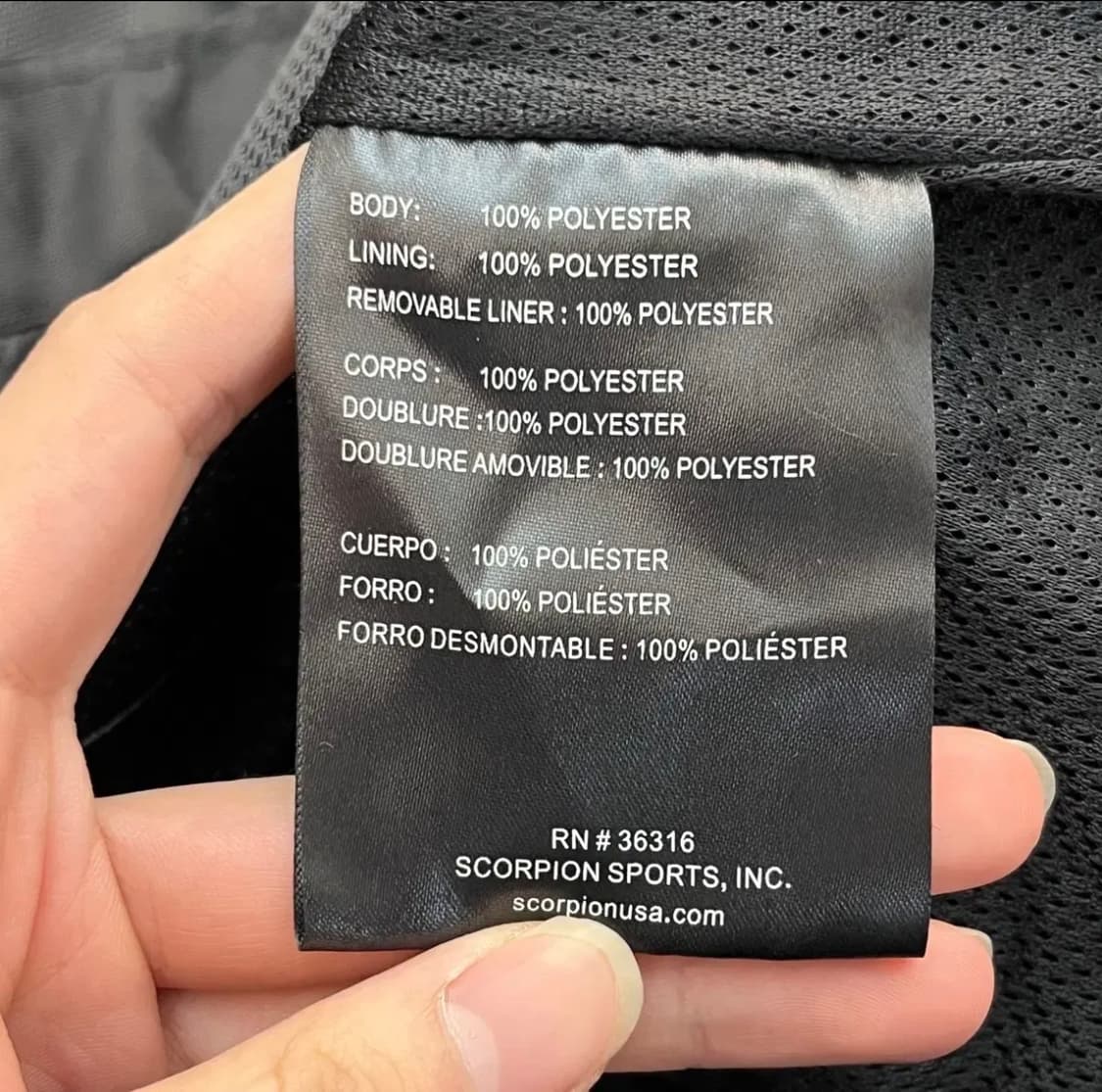 스콜피온 남성 바이커 자켓 (3XL) 상품이미지5