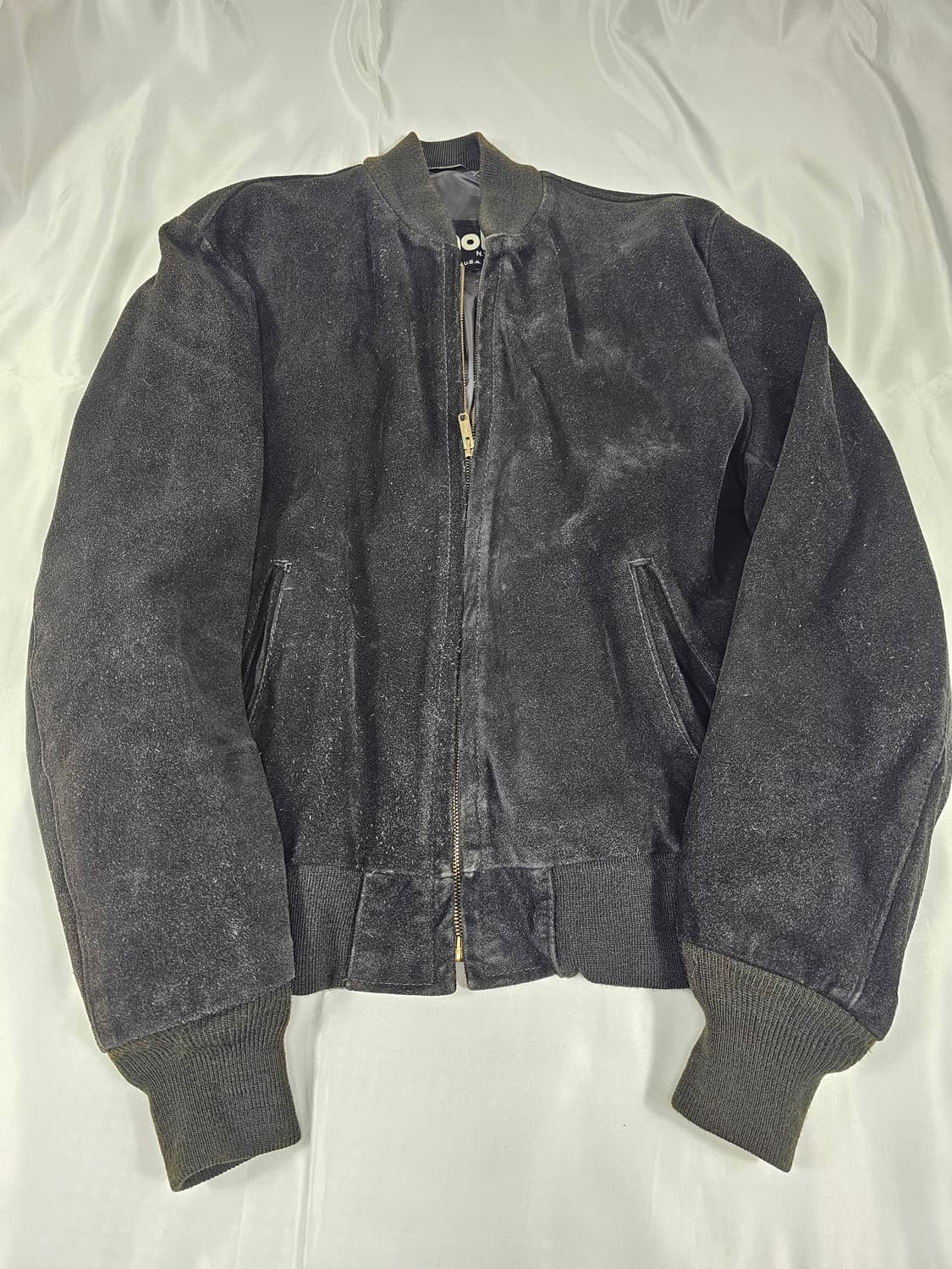 쇼트스웨이드봄버 상품이미지1