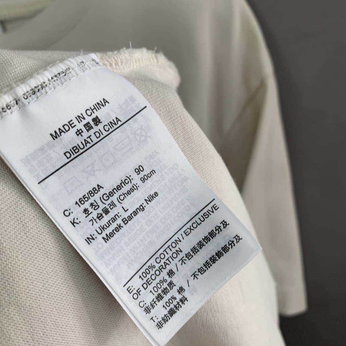 L 나이키 빅 스우시 프린팅 오버핏 반팔 드레스 원피스 상품이미지7