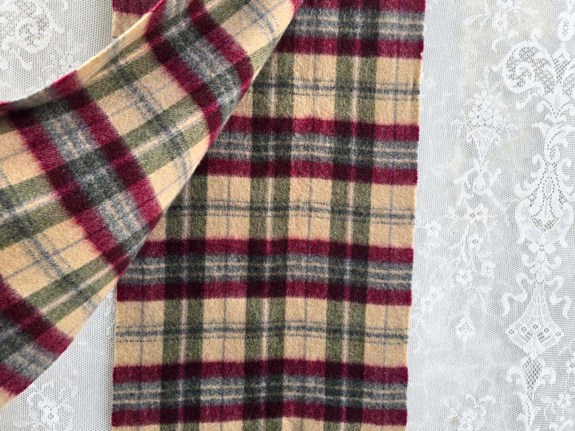 캐시미어 100% 체크 머플러 상품이미지4