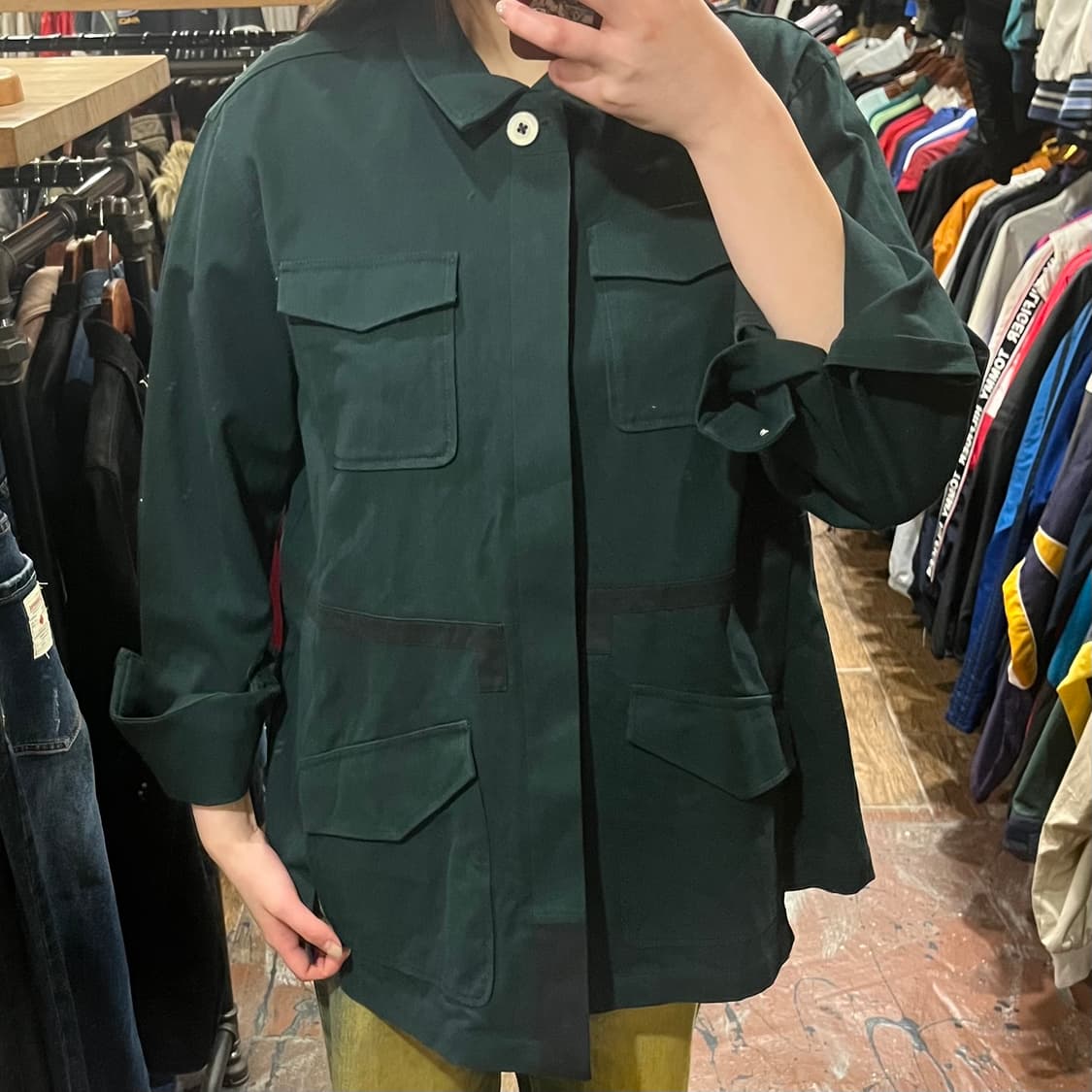 [HI] 빈티지 셔츠 청록 상품이미지1