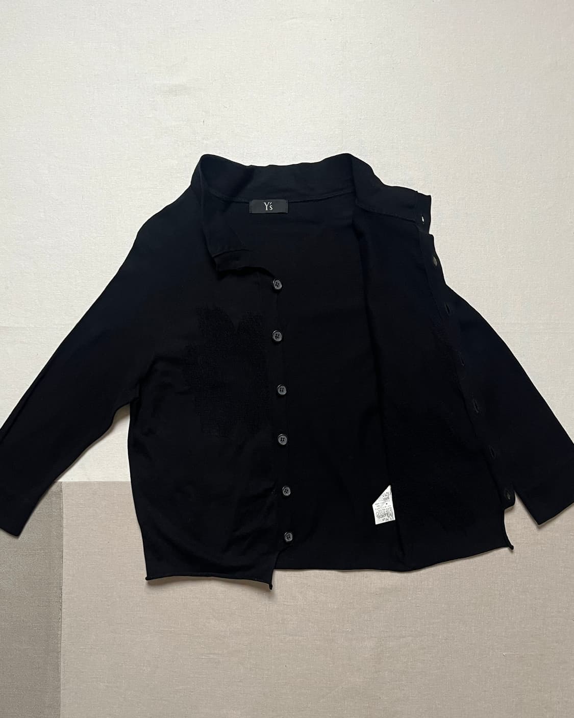 요지야마모토 하이넥 스웻 가디건 yohji yamamoto Y’s 상품이미지6