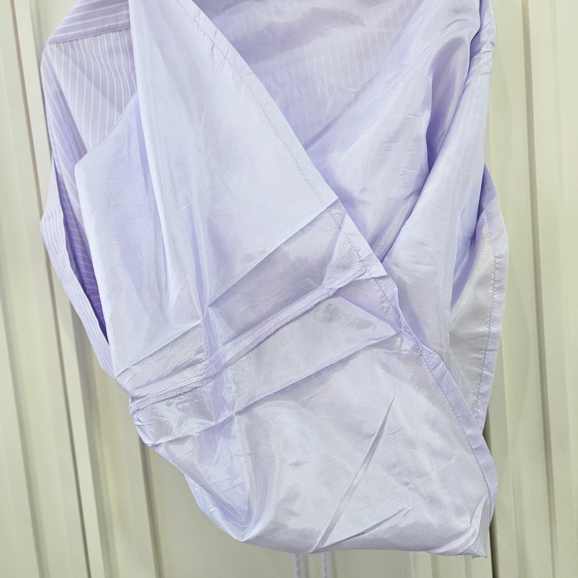 라벤더 스트라이프 끈 미니 원피스 상품이미지6