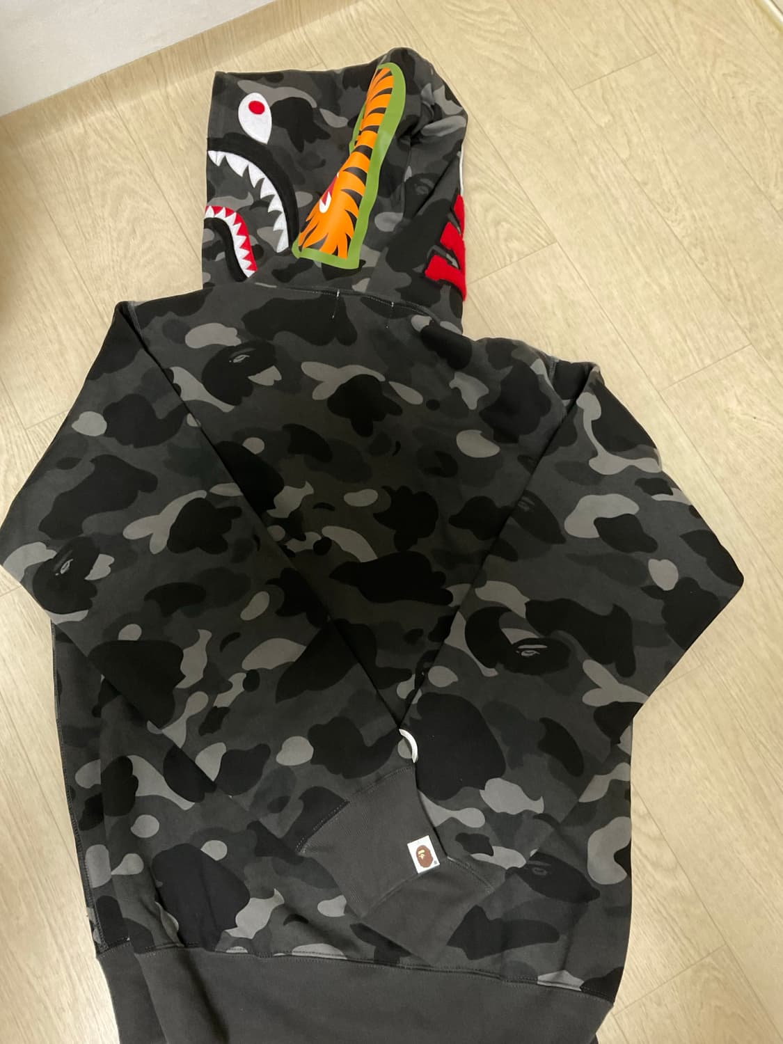 베이프 흑계 후드집업 / L 상품이미지2