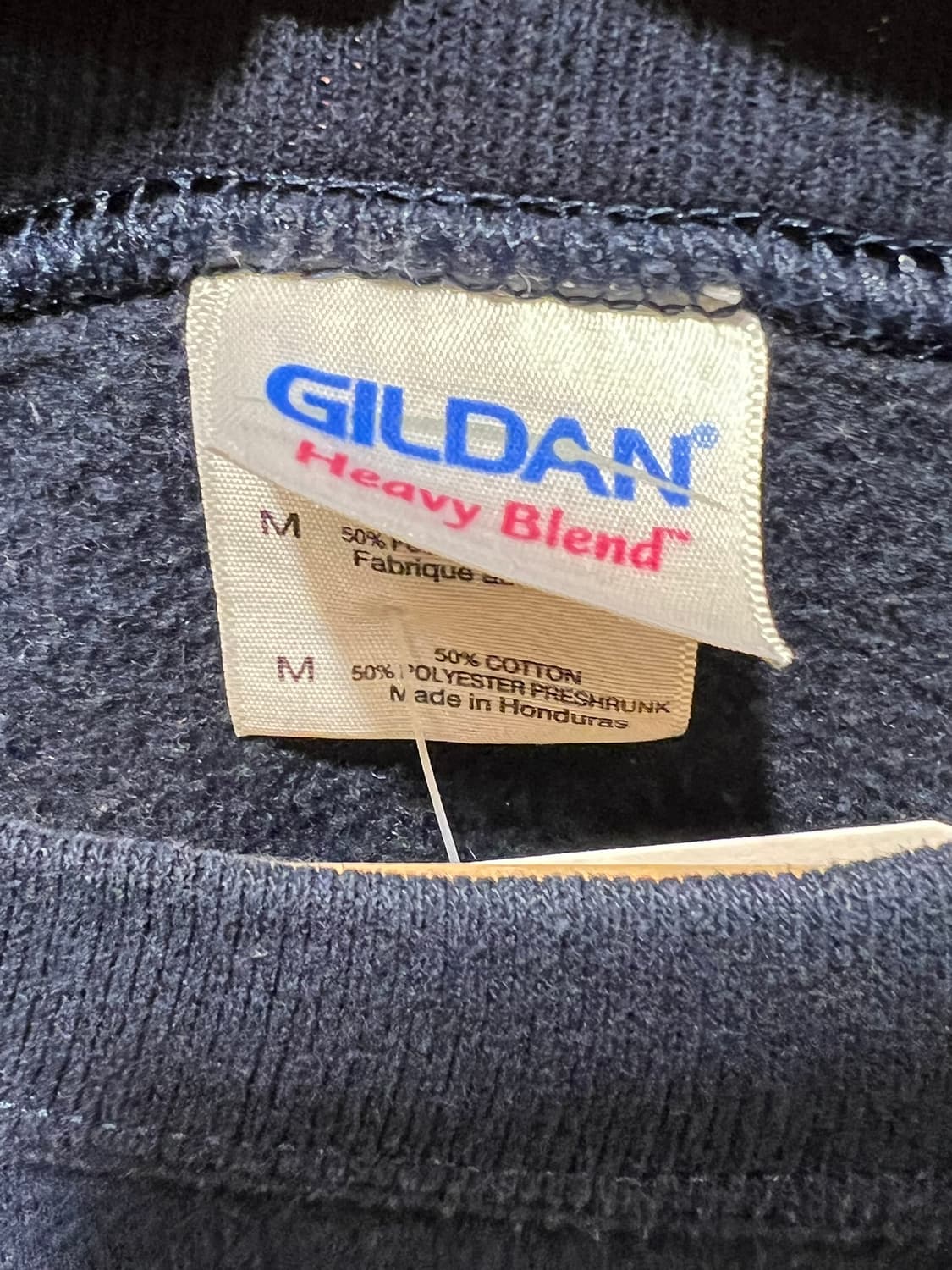 [M] 길단 헤비 블렌드 NAVY 빈티지 맨투맨 상품이미지6