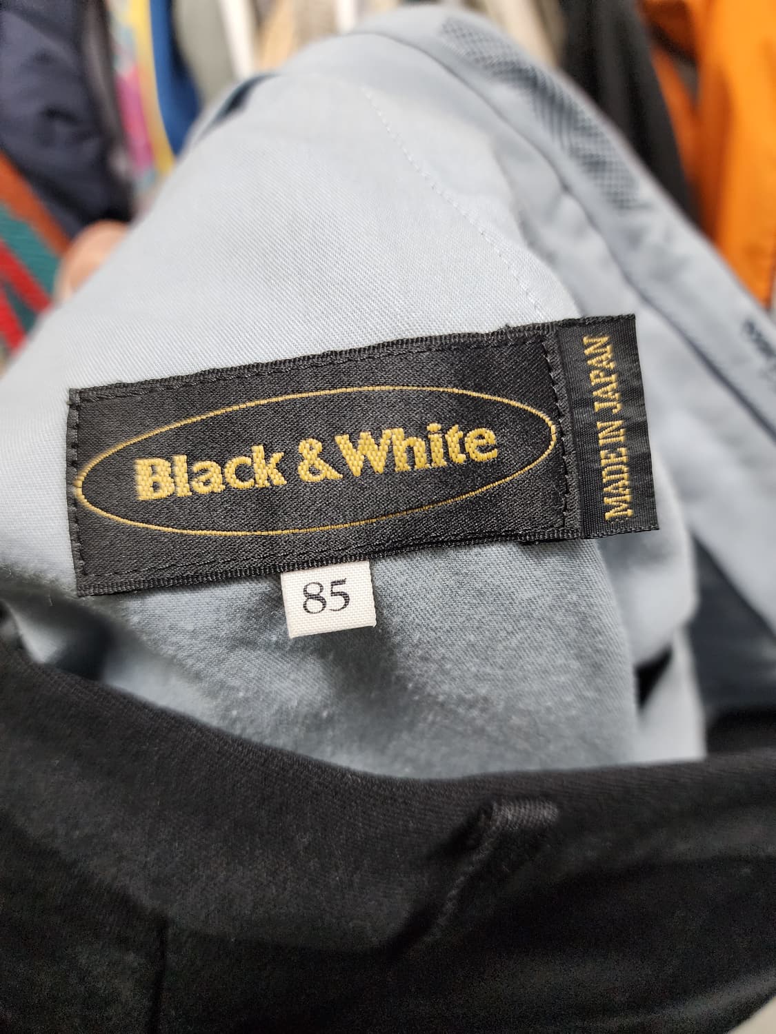 BLACK&WHITE 블랙엔화이트 일본판 투턱 WOOL 슬랙스 상품이미지7