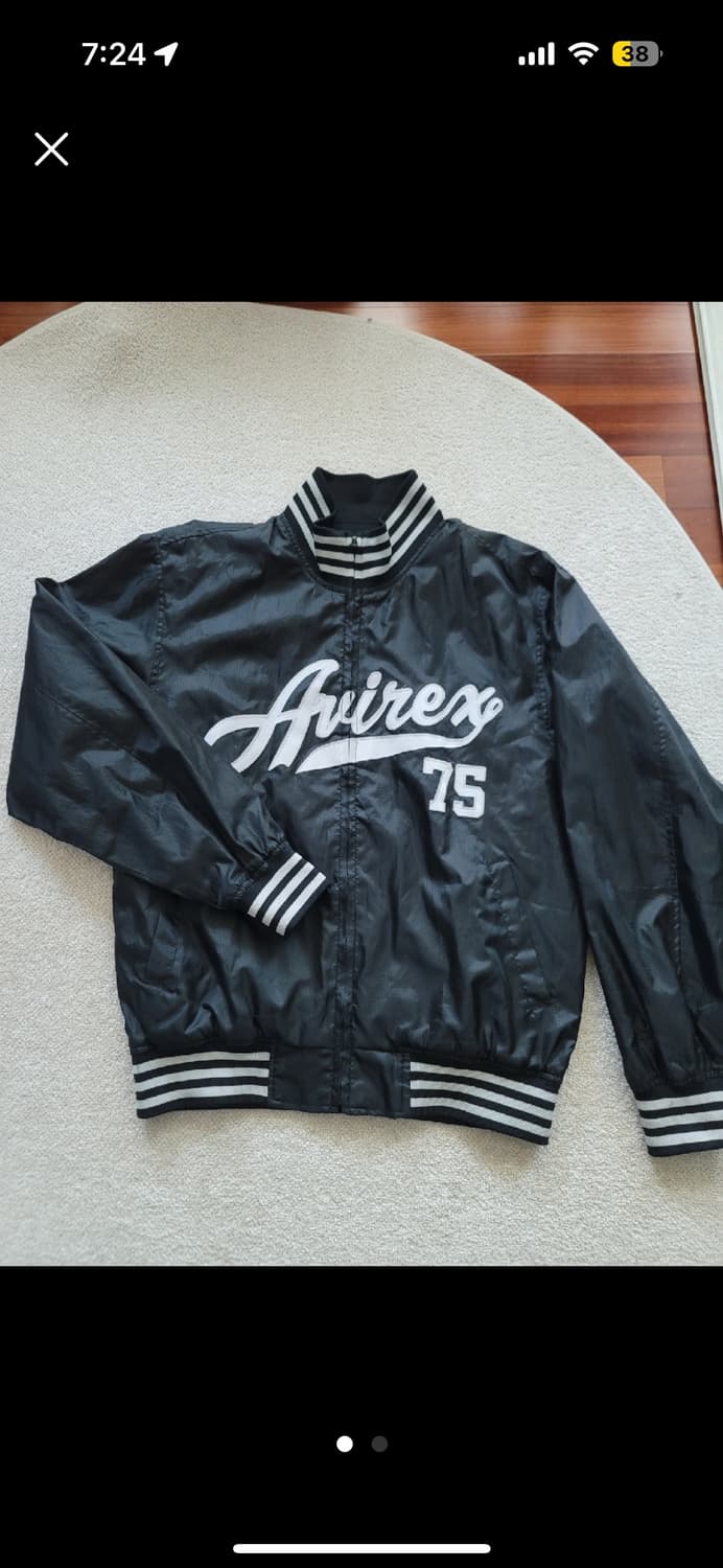 아비렉스 Avirex 블랙 자켓 상품이미지2