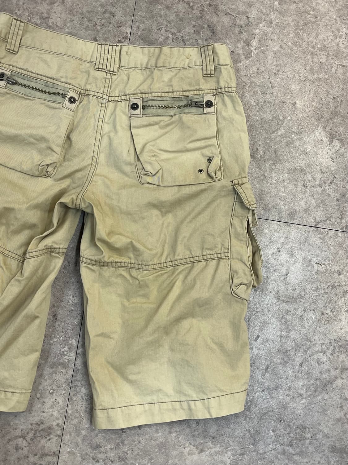 빈티지 카고 하프 팬츠 베이지 M #csz3555 상품이미지8