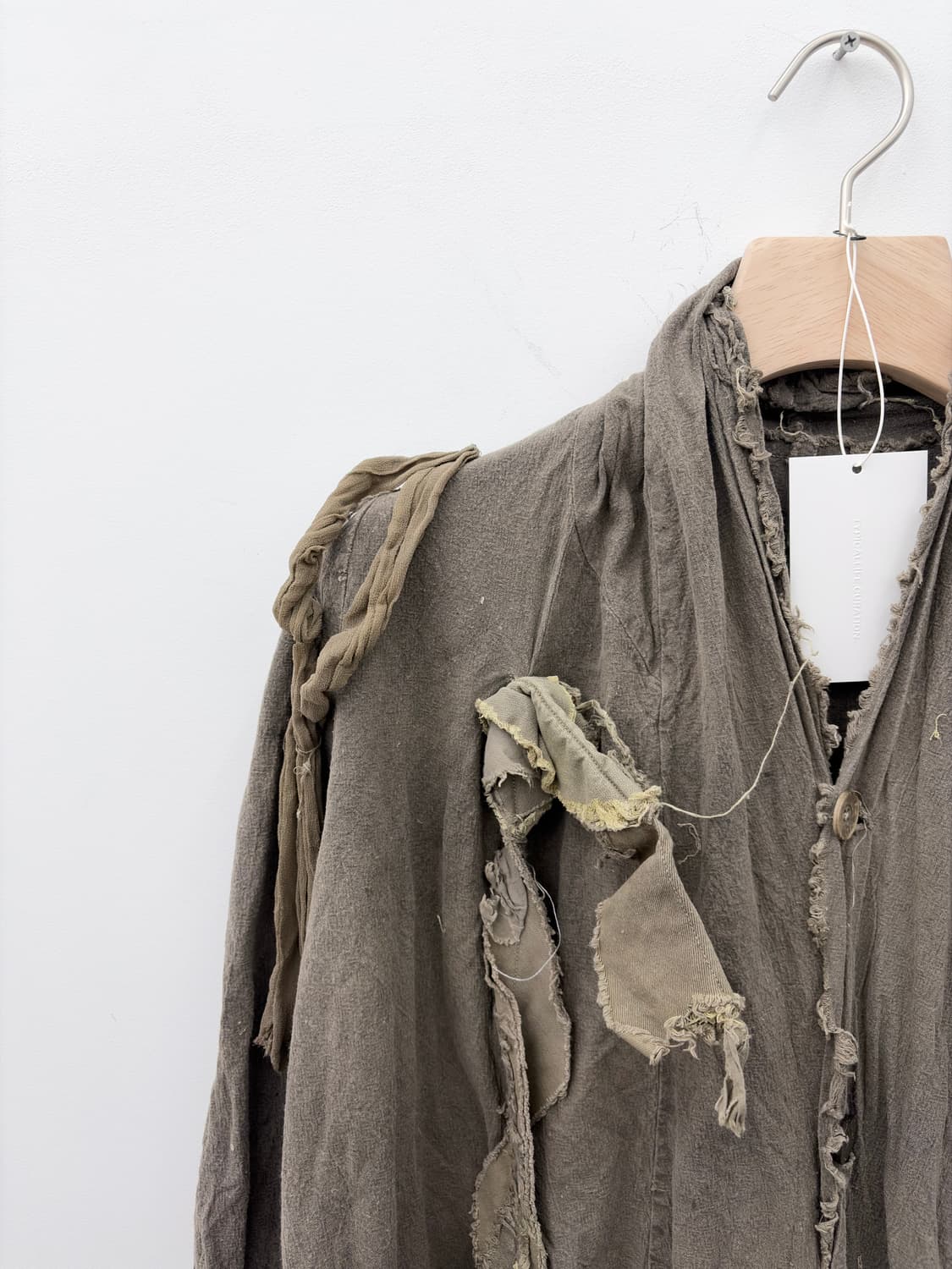 [SAMPLE] MULTI TEXTILE DRAPED OVER JACKE 상품이미지2