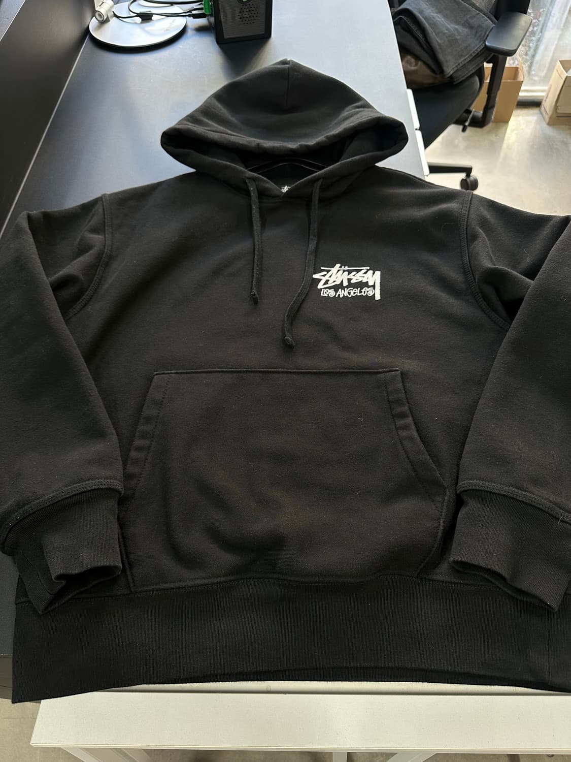 스투시 스탁 LA 후드티 블랙 상품이미지7