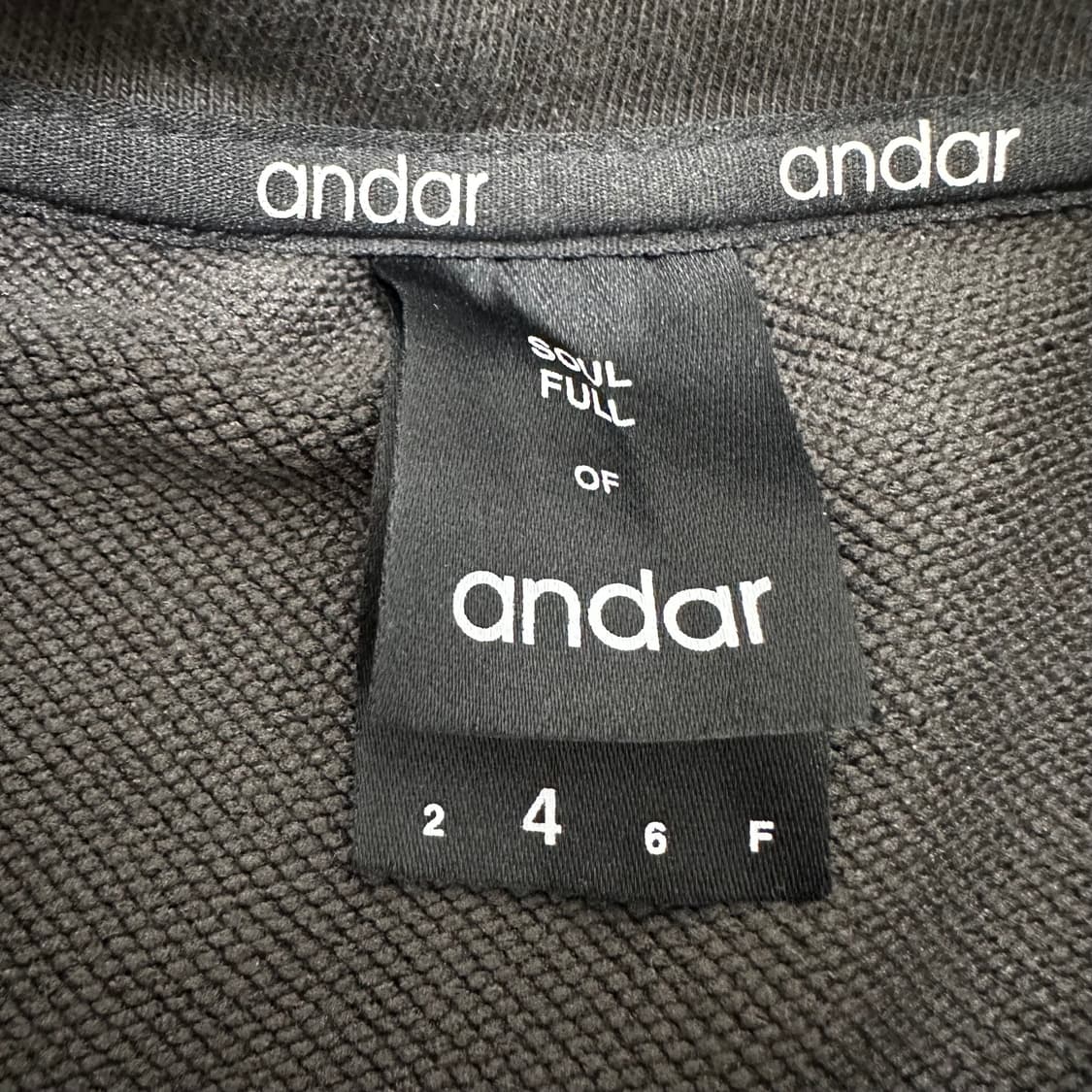 andar 안다르 레이어드 맨투맨 사이즈4 상품이미지4