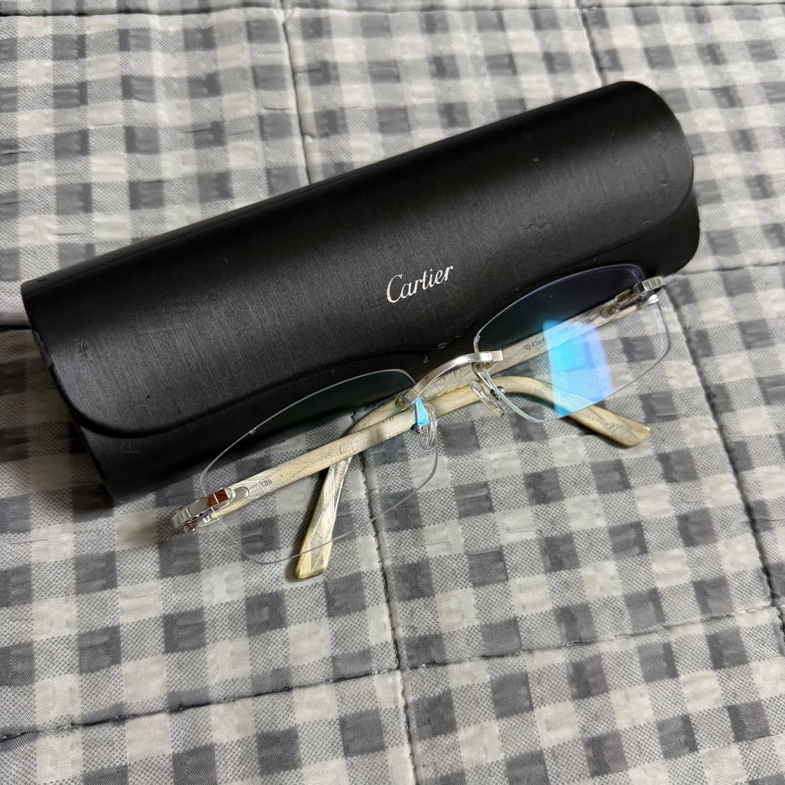 (OS) Cartier 까르띠에 빈티지 클래식 무테 안경 상품이미지2