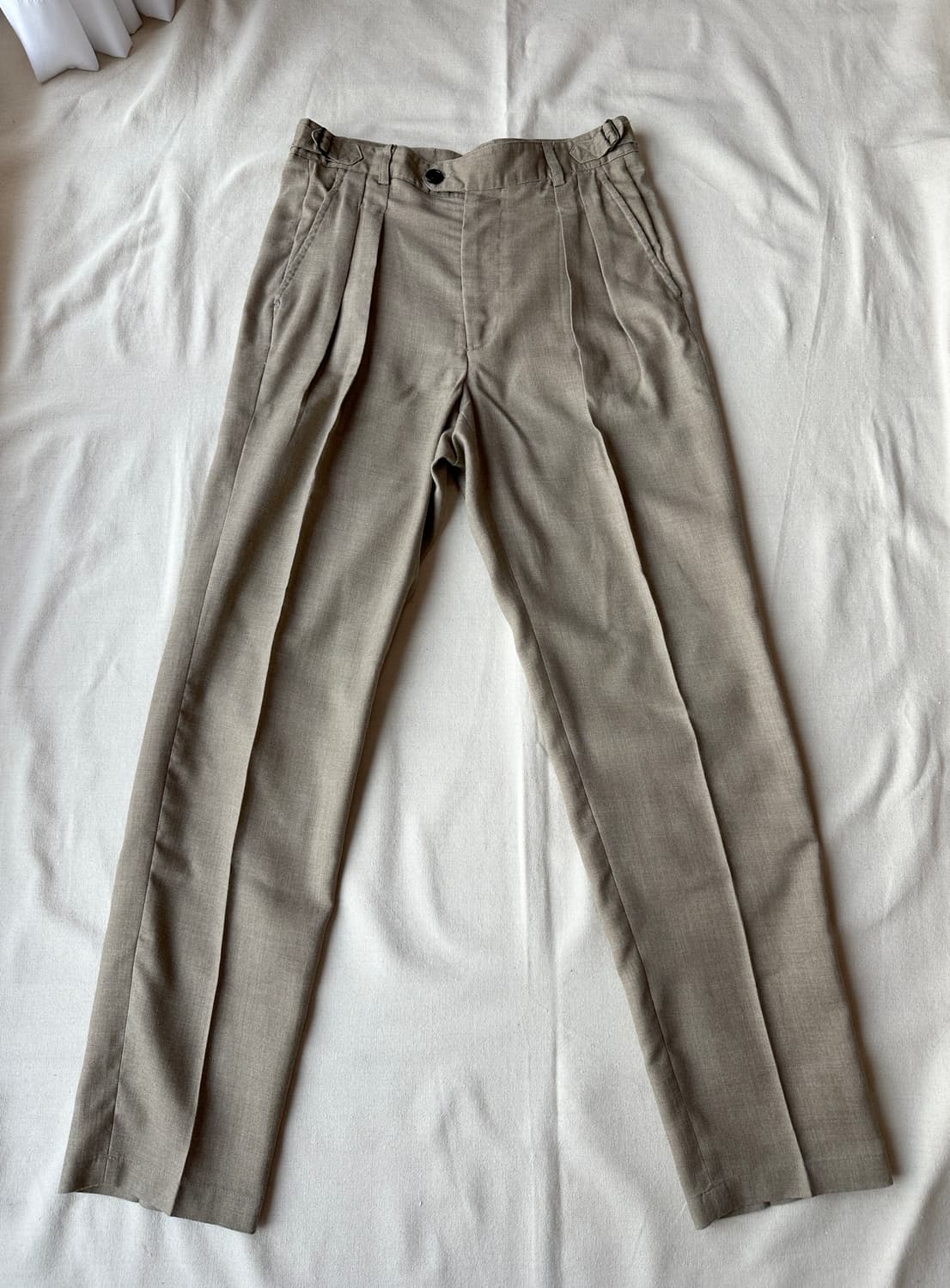 반츠 투턱 사이드어드저스터 슬랙스 베이지 46(29-30)  상품이미지1