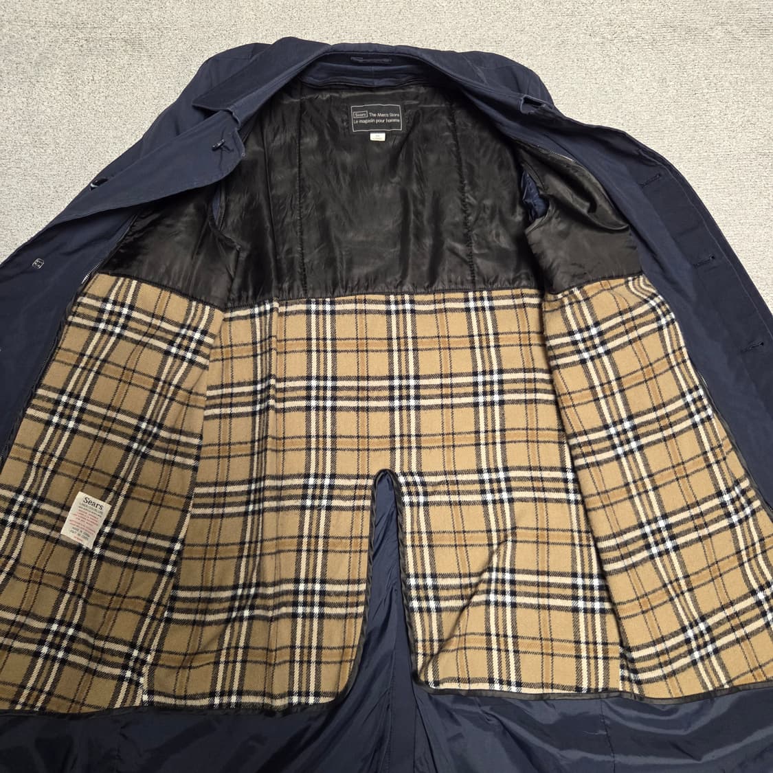 8-90s Sears 빈티지 롱코트 L-XL(100-105) 상품이미지4