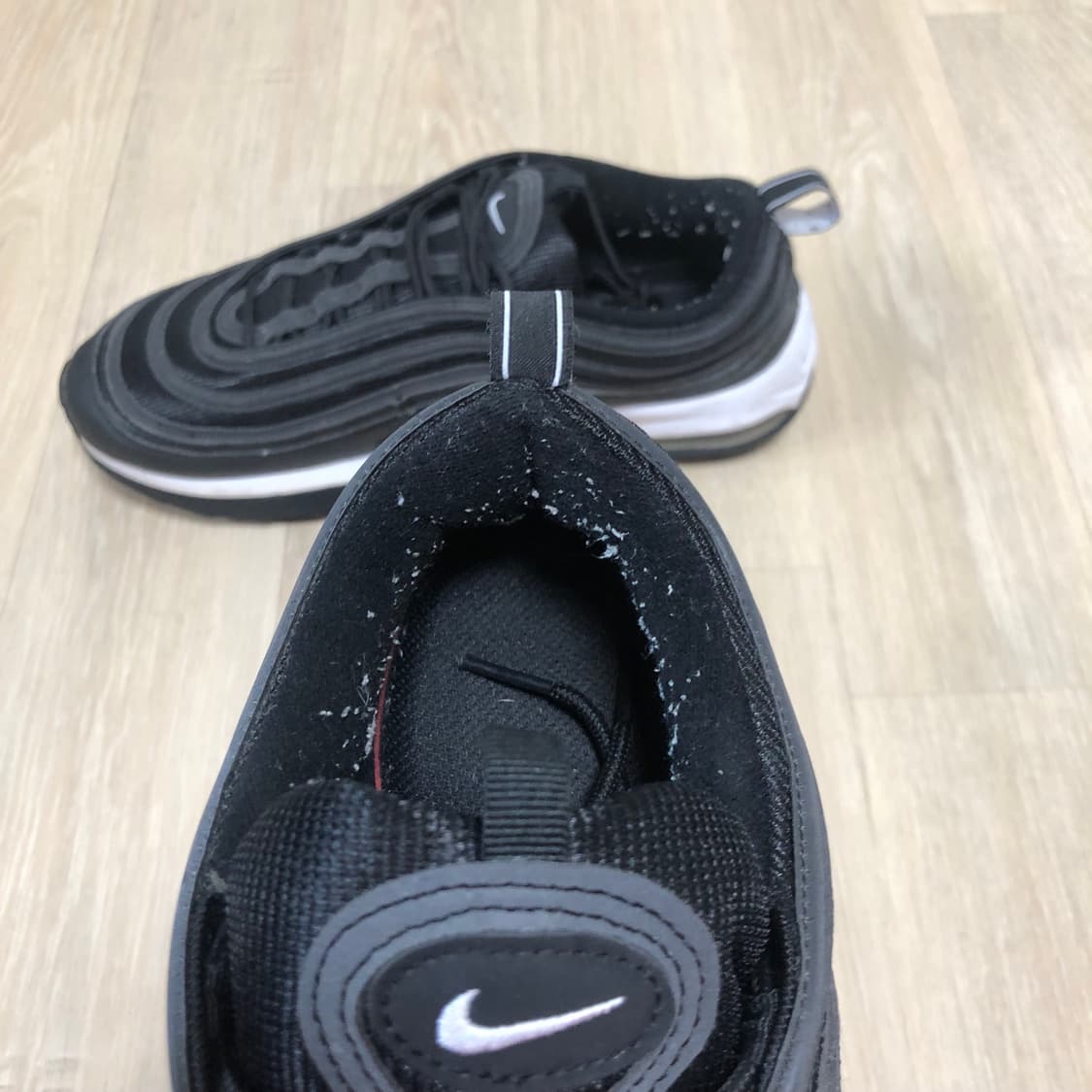 (290) 나이키 NIKE 에어맥스 97 골프 블랙 스니커즈 상품이미지7