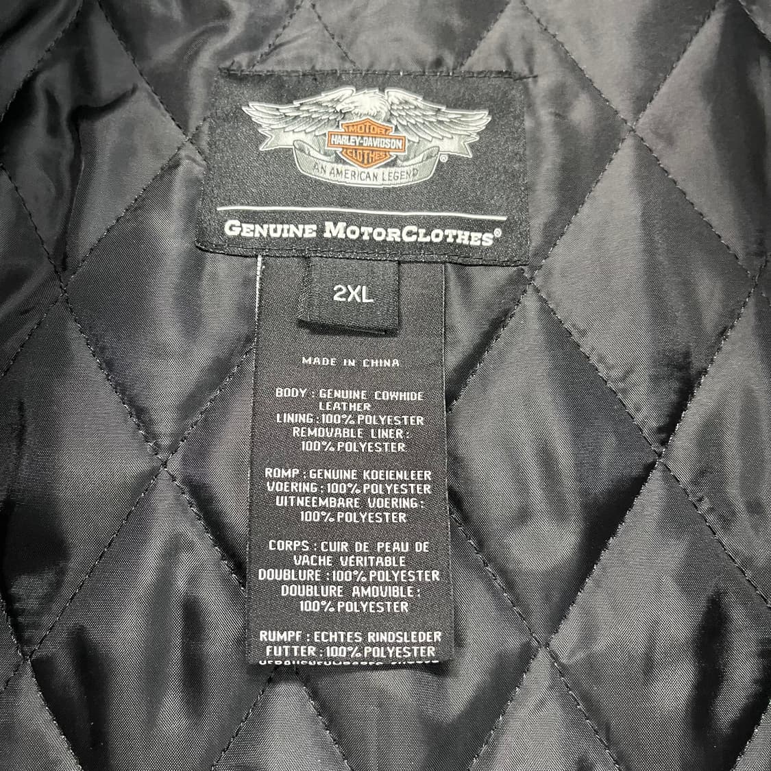 [2XL] 할리데이비슨 라이더자켓 소가죽자켓 상품이미지9