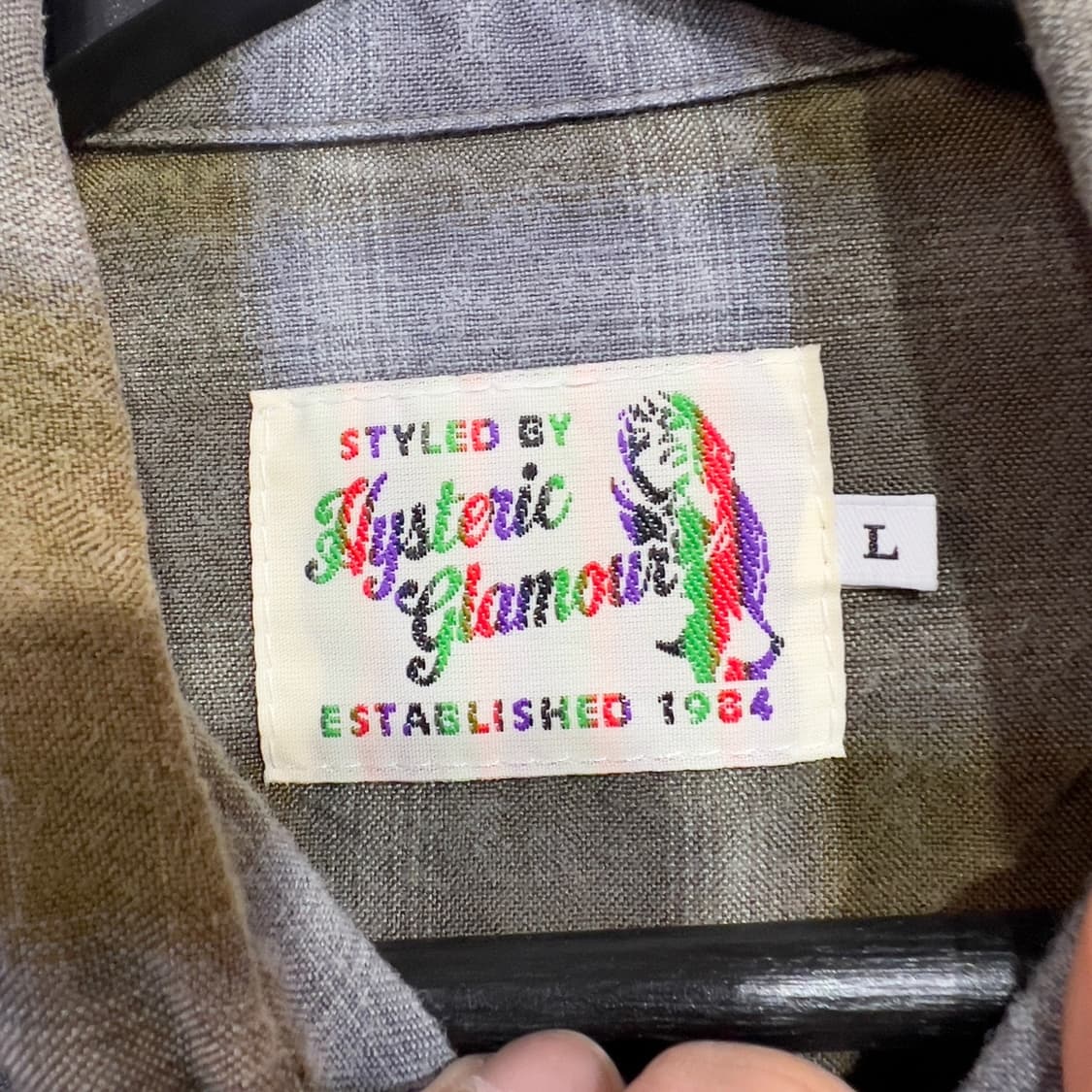 히스테릭글래머 펑크 체크 셔츠 상품이미지5