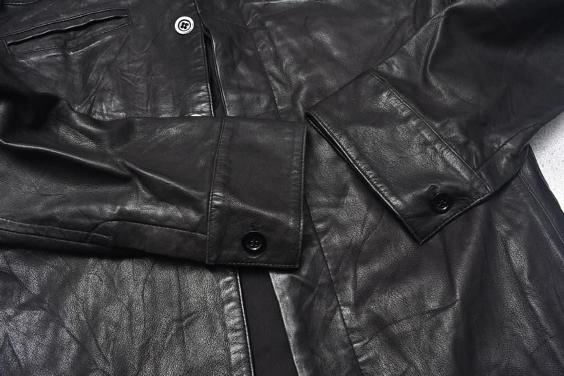 쉽스 젯블루 러데 셔츠 가죽 자켓 M M0042 상품이미지6