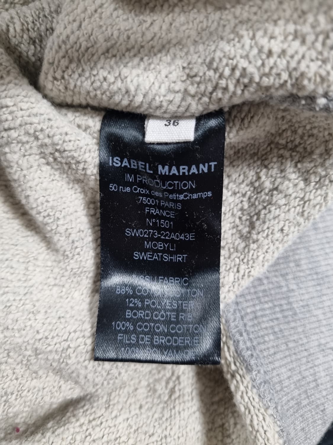 이자벨마랑 여성 모빌리 맨투맨  상품이미지4