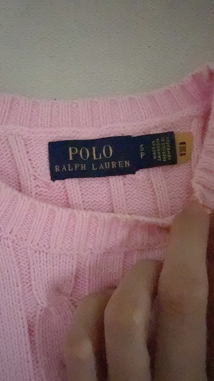 [새상품] 폴로랄프로렌 케이블 니트 반팔 상품이미지2