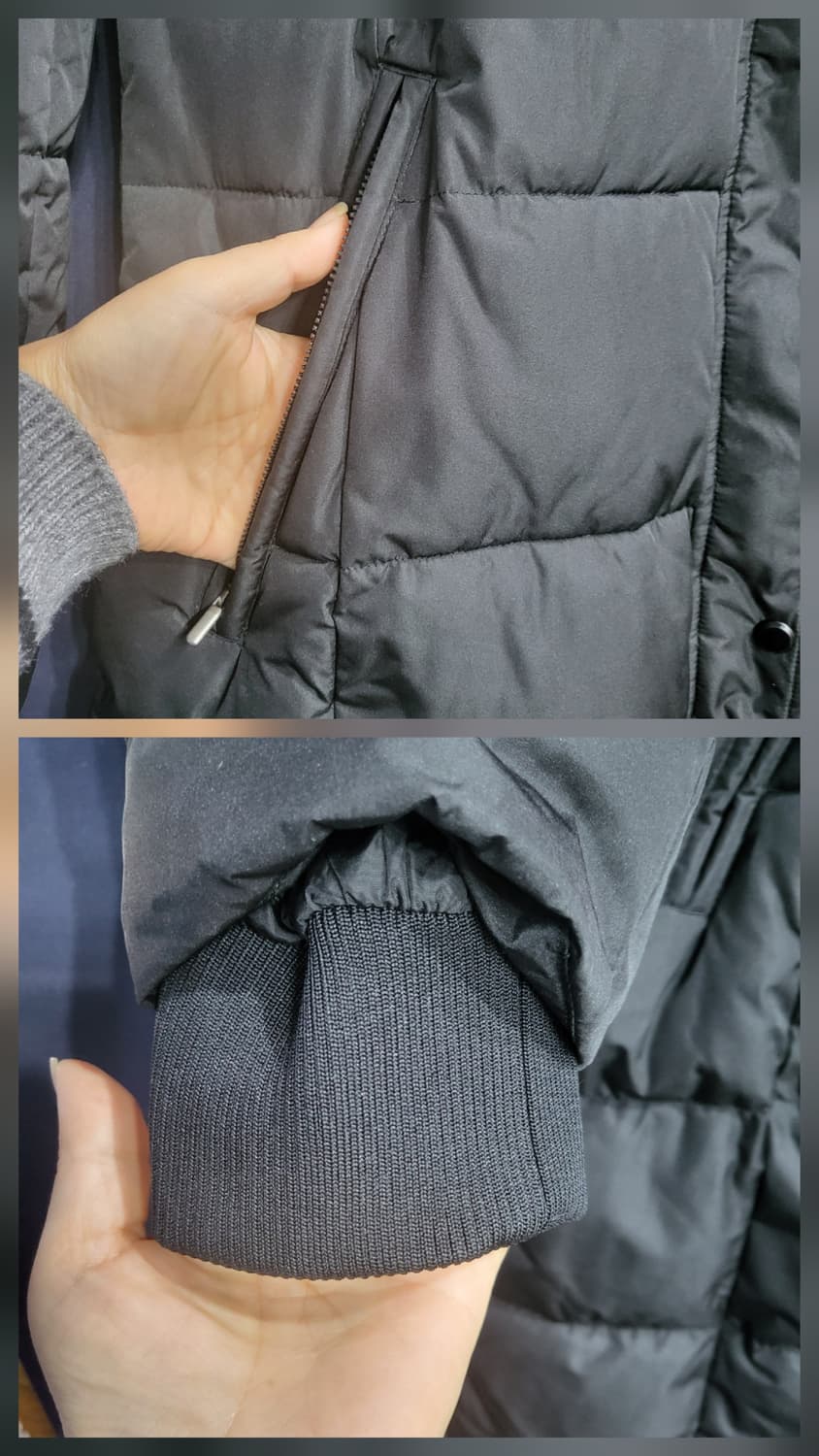 클랙잭 3D 폴리 롱패딩(새상품) 상품이미지4