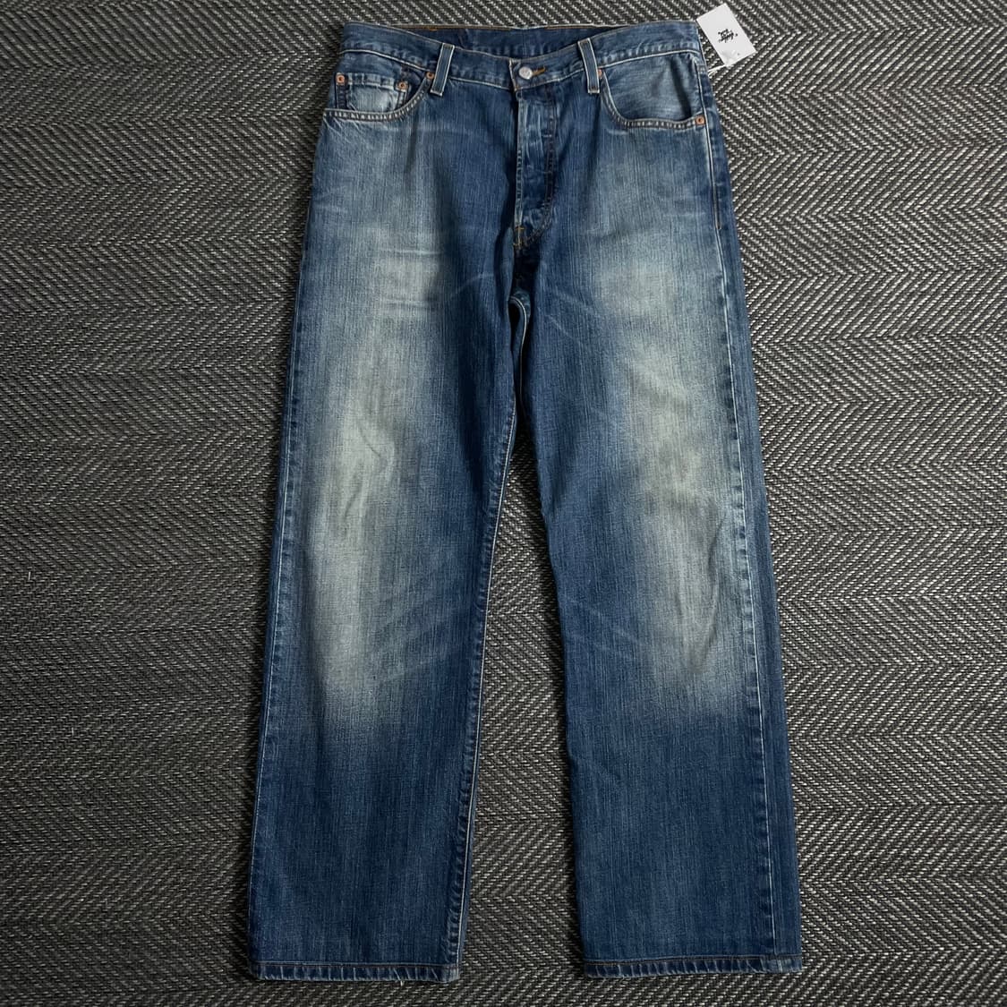 리바이스 501 레귤러 워싱 데님 팬츠o 3004 상품이미지4