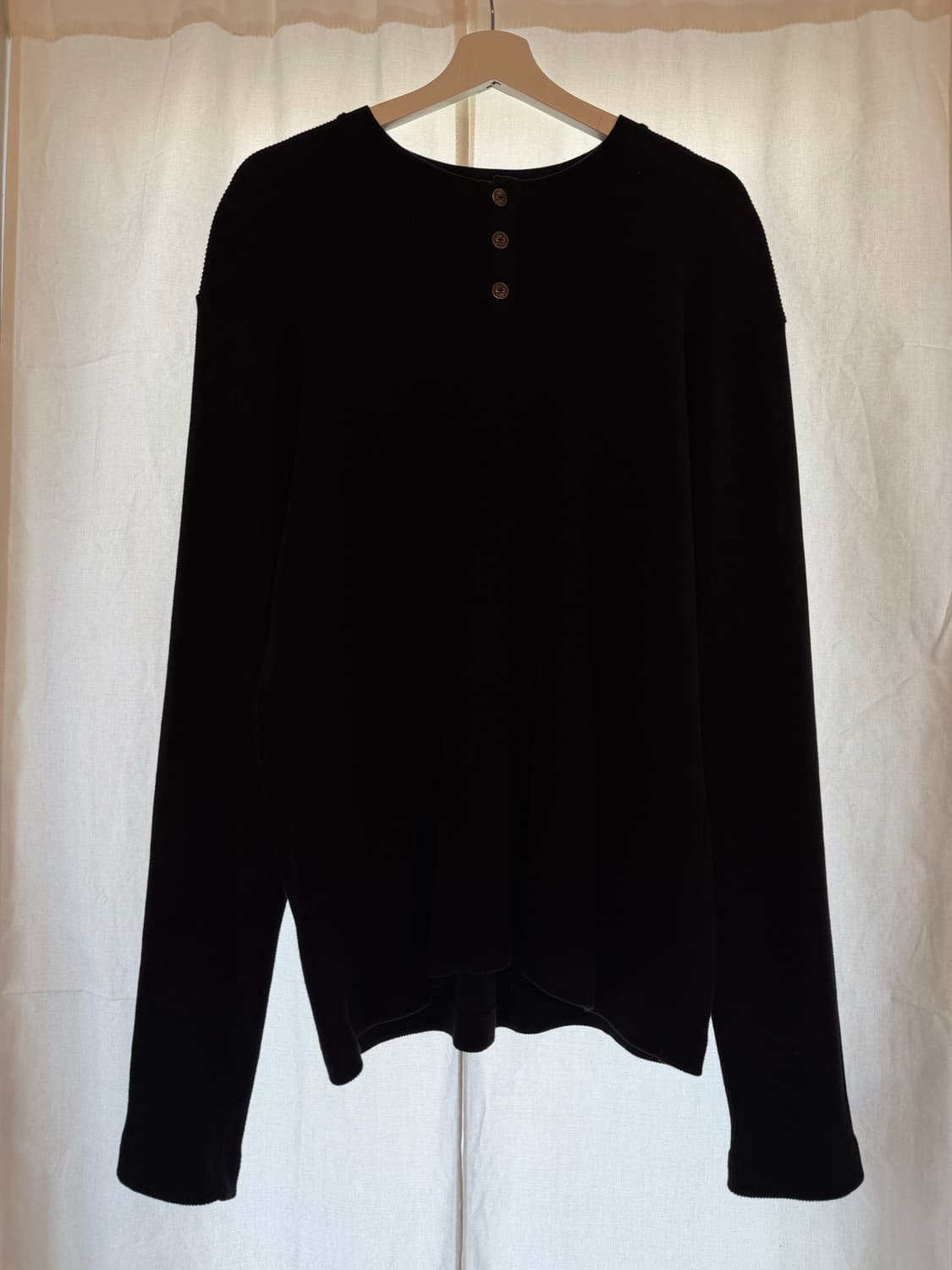 크롬하츠 세메터리 자수 와플 헨리넥 상품이미지2