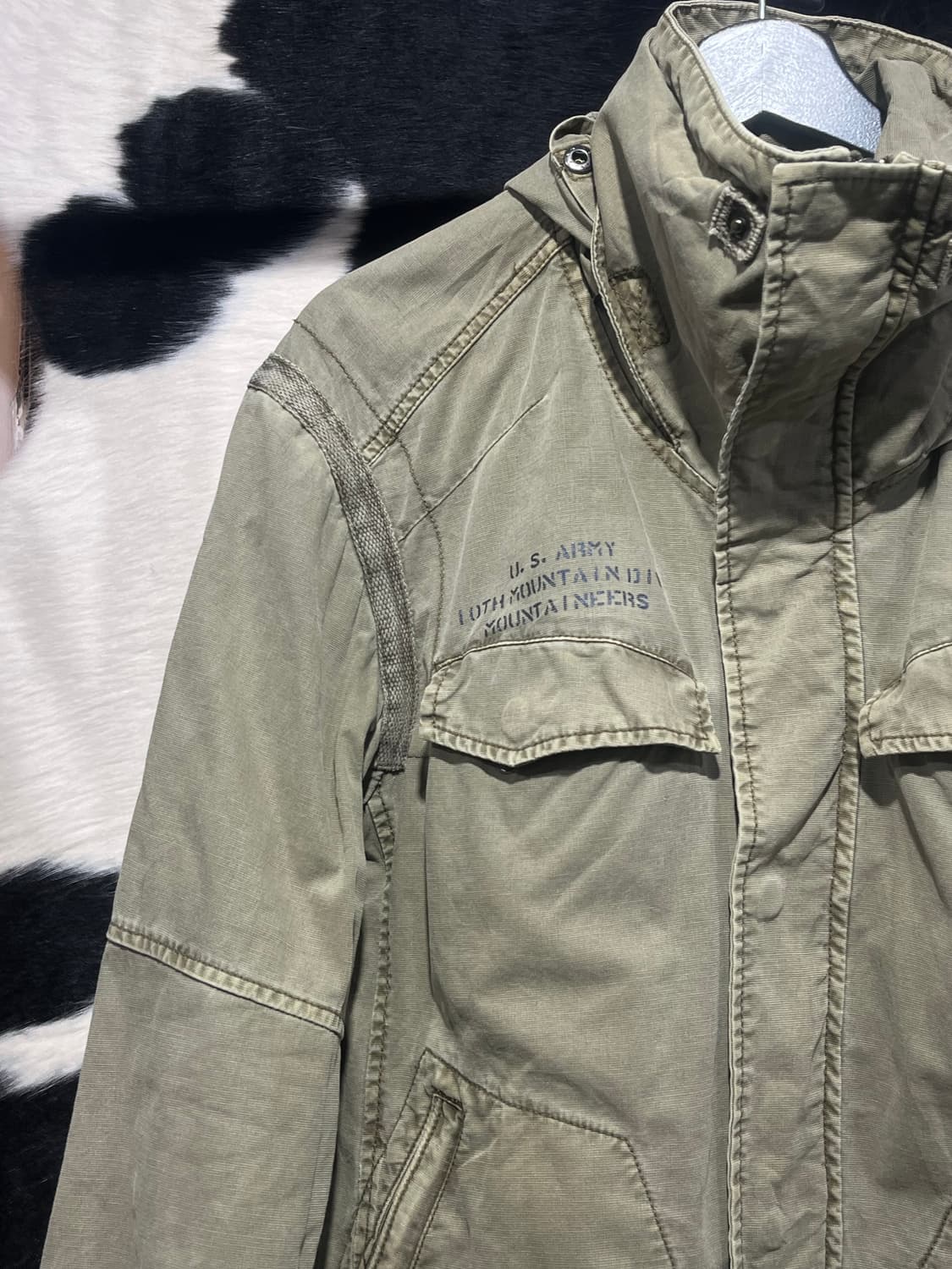 아비렉스 밀리터리 후드 야상 상품이미지4