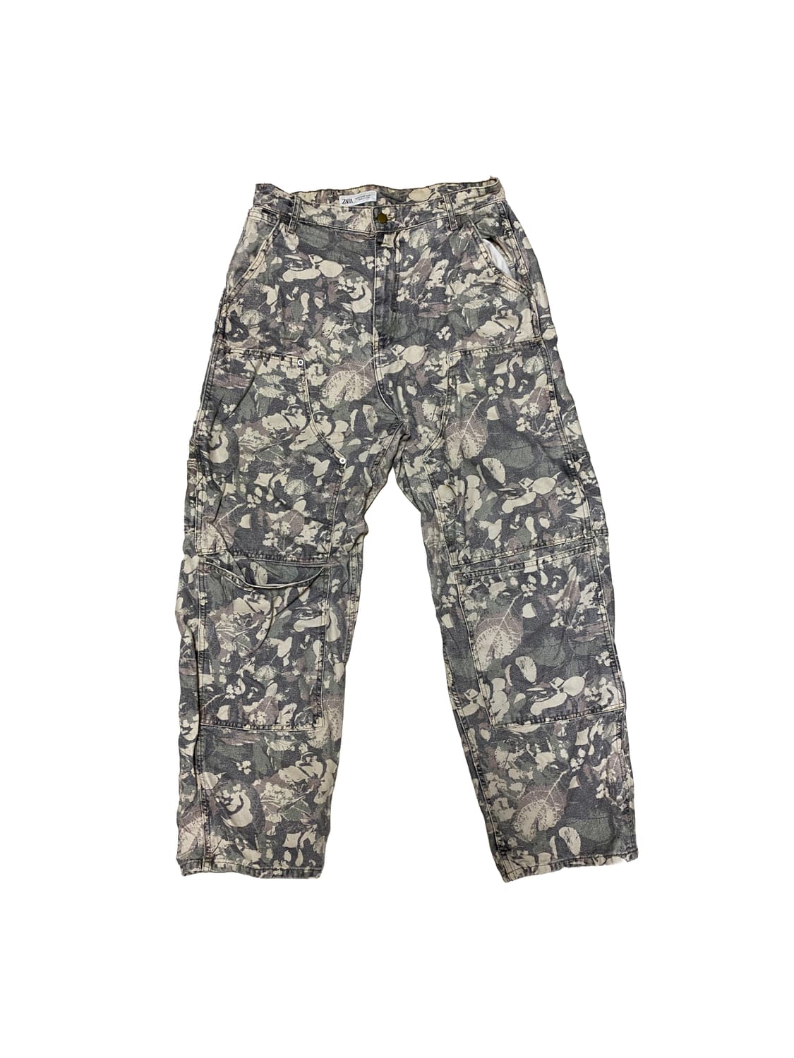 자라 에스닉 플라워 패턴 카고 팬츠 상품이미지2