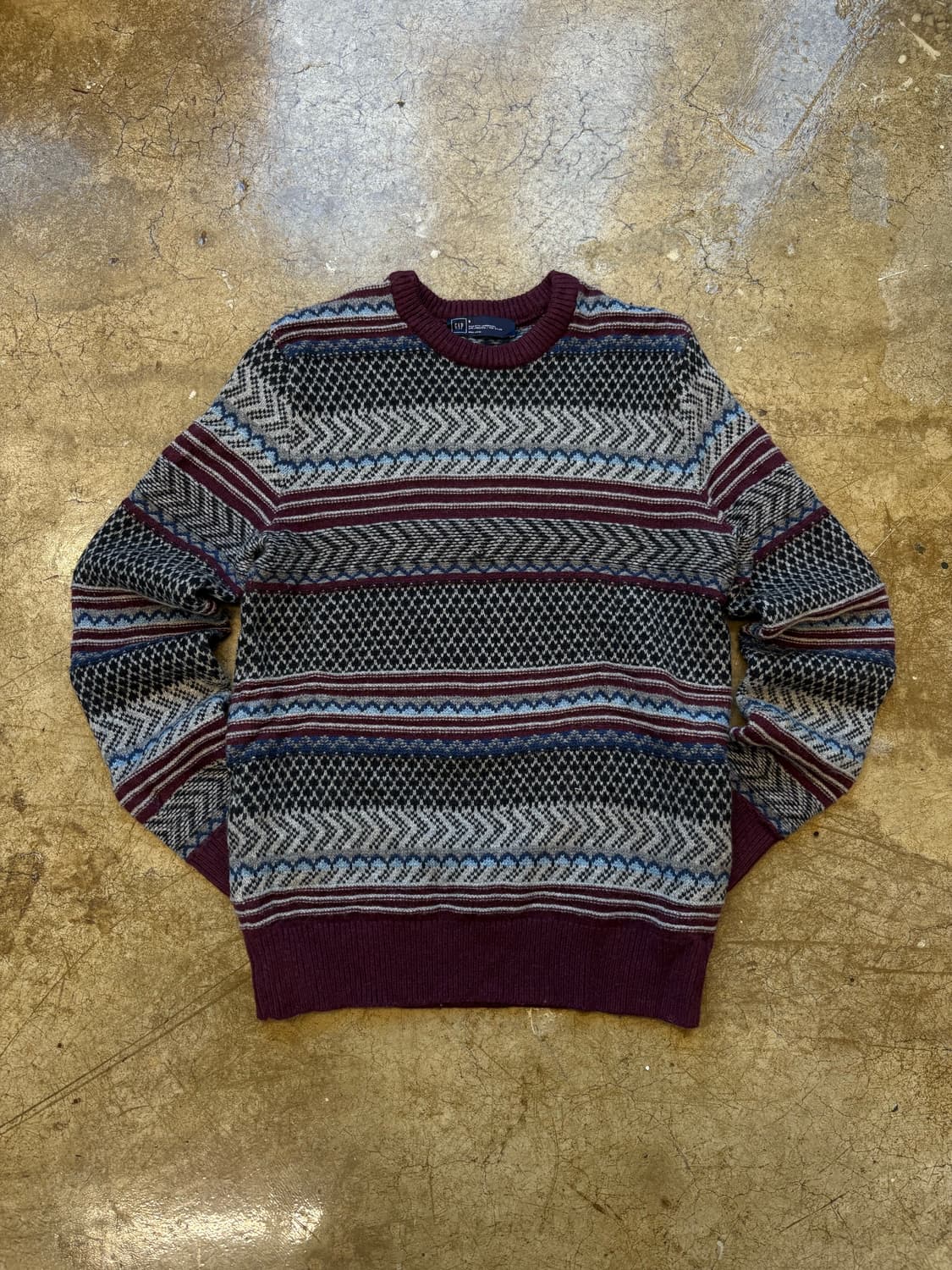 갭 GAP 램스울 페어아닐 니트 상품이미지1